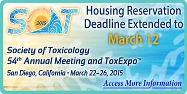 esball将参与美国第54届毒理协会年度会议及展览会