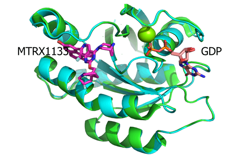 KRAS-G12D-RTX1133-共结晶与MRTX1133（7RPZ，PDB）的结构比力.png