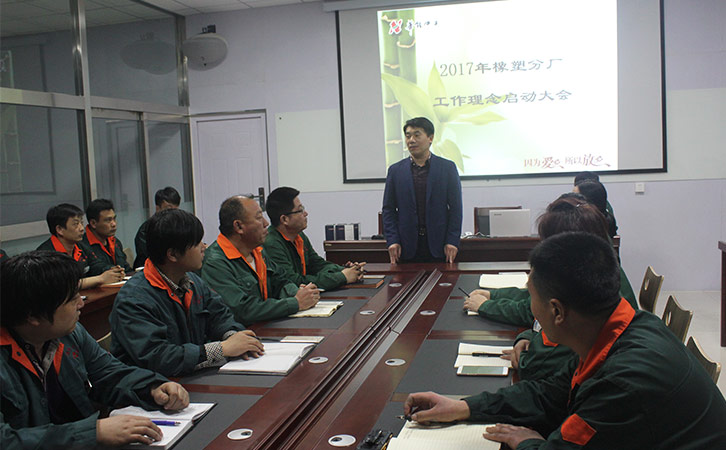 梦之城斯特福橡塑分厂2017年岁情理念启动大会